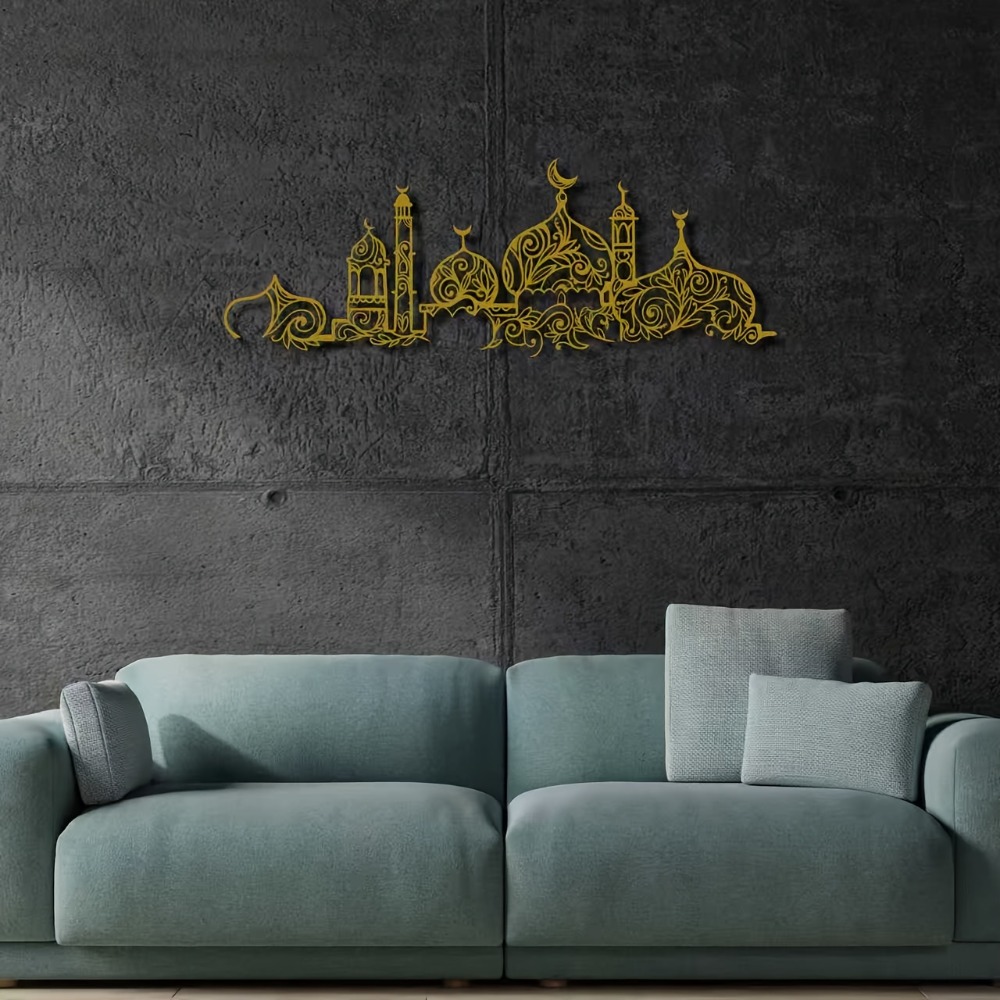 CIFBUY 鉄製ウォールアート イスラムモスク 花柄 メタ - Wall Art のレビューと価格
