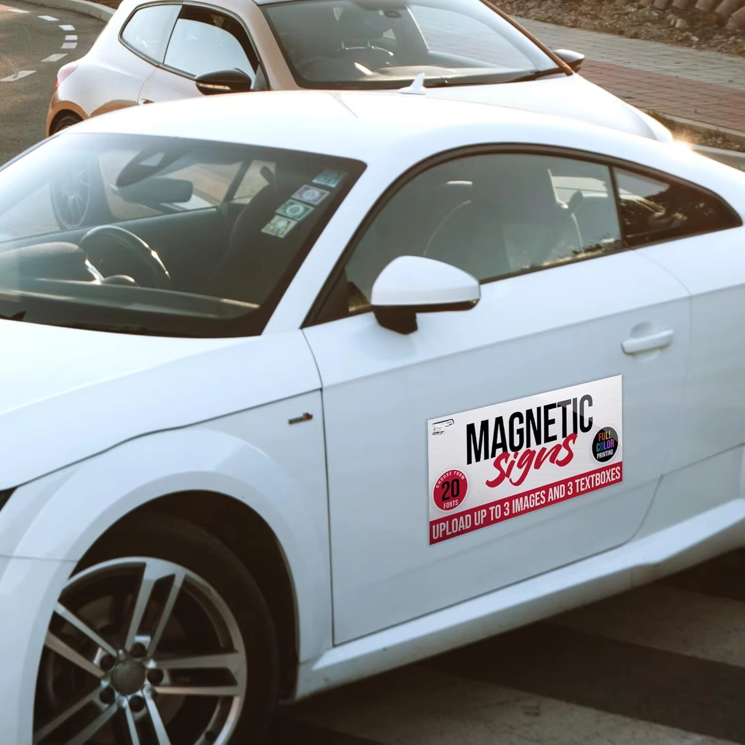 カスタムフルカラー車用マグネットサイン、パーソナライズされた - Wall Sticker のレビューと価格