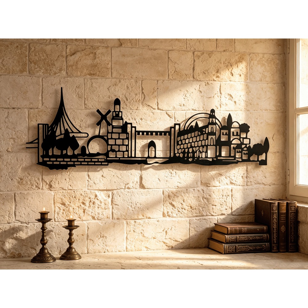CIFBUY メタルウォールアート エルサレムのスカイライン - Wall Art のレビューと価格