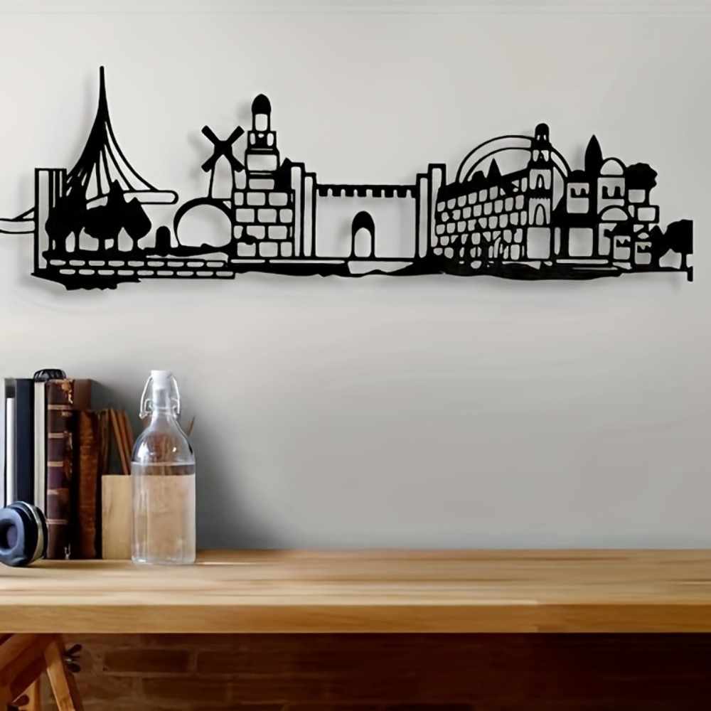 CIFBUY メタルウォールアート エルサレムのスカイライン - Wall Art のレビューと価格