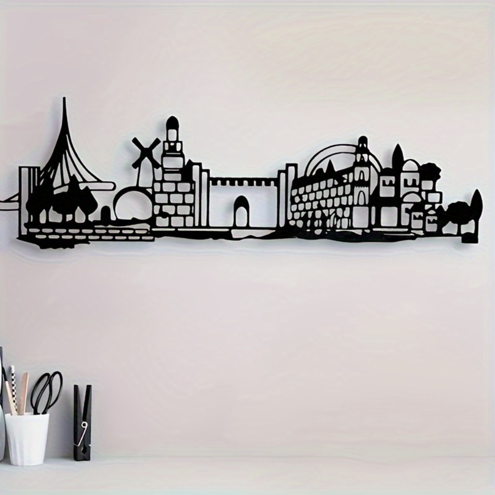 CIFBUY メタルウォールアート エルサレムのスカイライン - Wall Art のレビューと価格