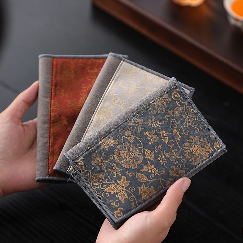伝統的な中国禅新年装飾テーブルランナー防水茶道マット汚れ防止 - Table Runner のレビューと価格
