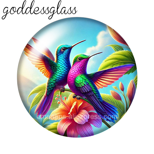 フライングハミングバードフラワー 10個 12mm/18mm - Vase Decor のレビューと価格