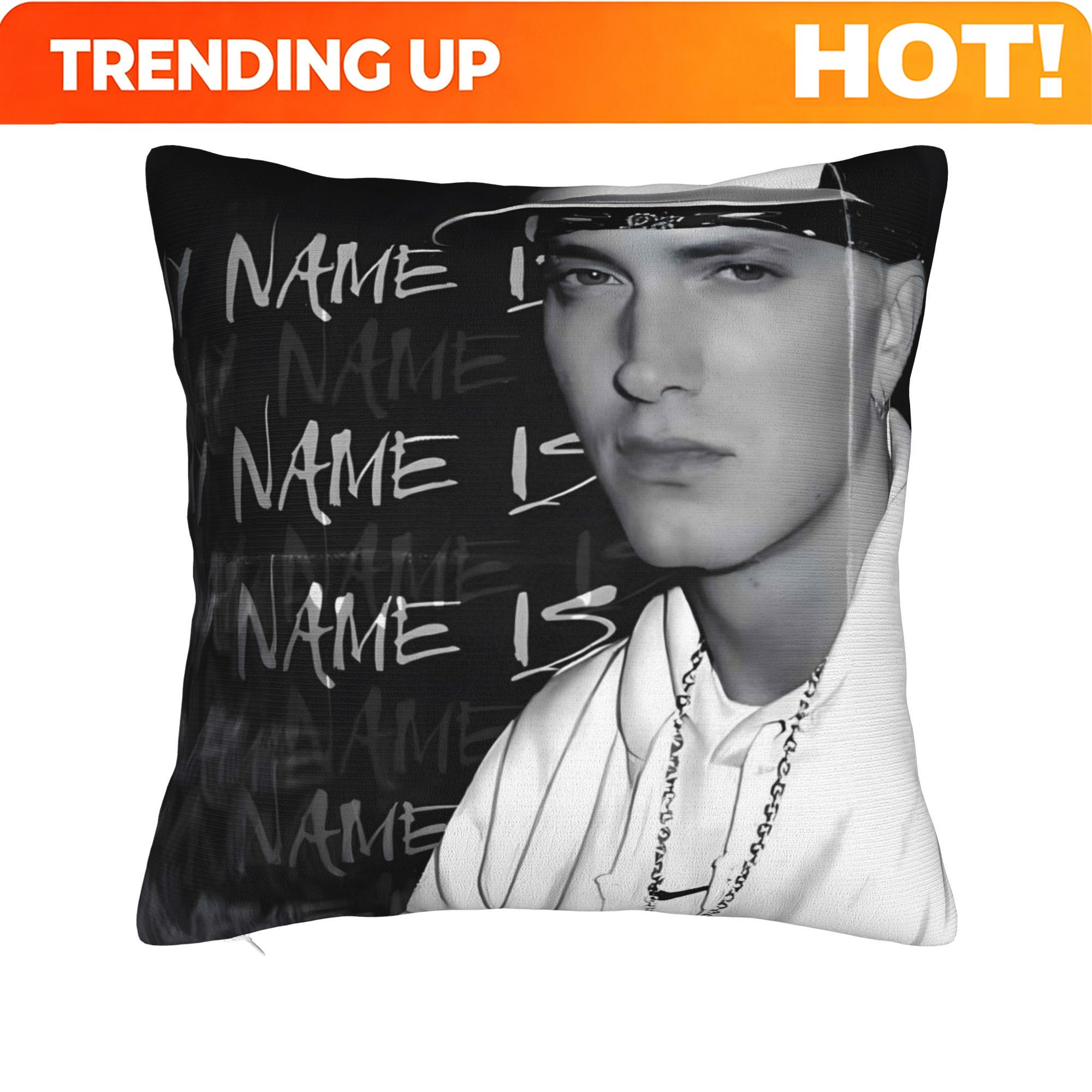 カスタマイズ可能なエミネム両面プリントスローピローカバーセッ - Throw Pillow のレビューと価格